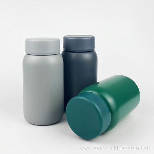 350ml Solid Color PP Lid Vacuum Water Bottle